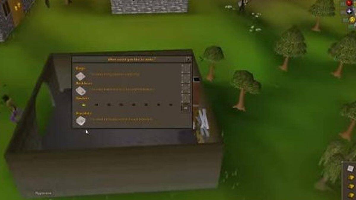 Furnace menu for ruby ring, necklace, amulet, and bracelet