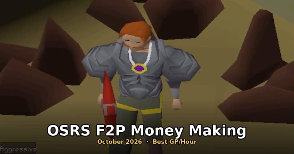 OSRS F2P Money Making, October 2026, iron miner